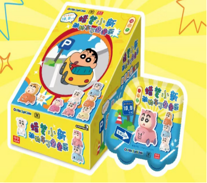 蜡笔小新动物车子叠叠乐